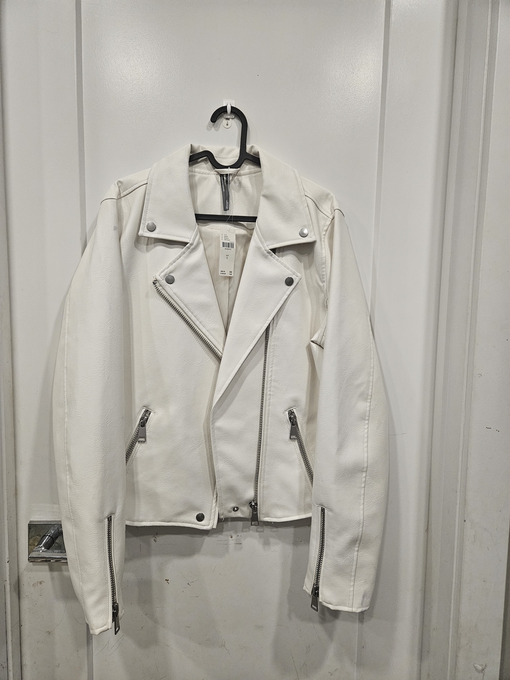 Saige Faux-Leather Moto Jacket